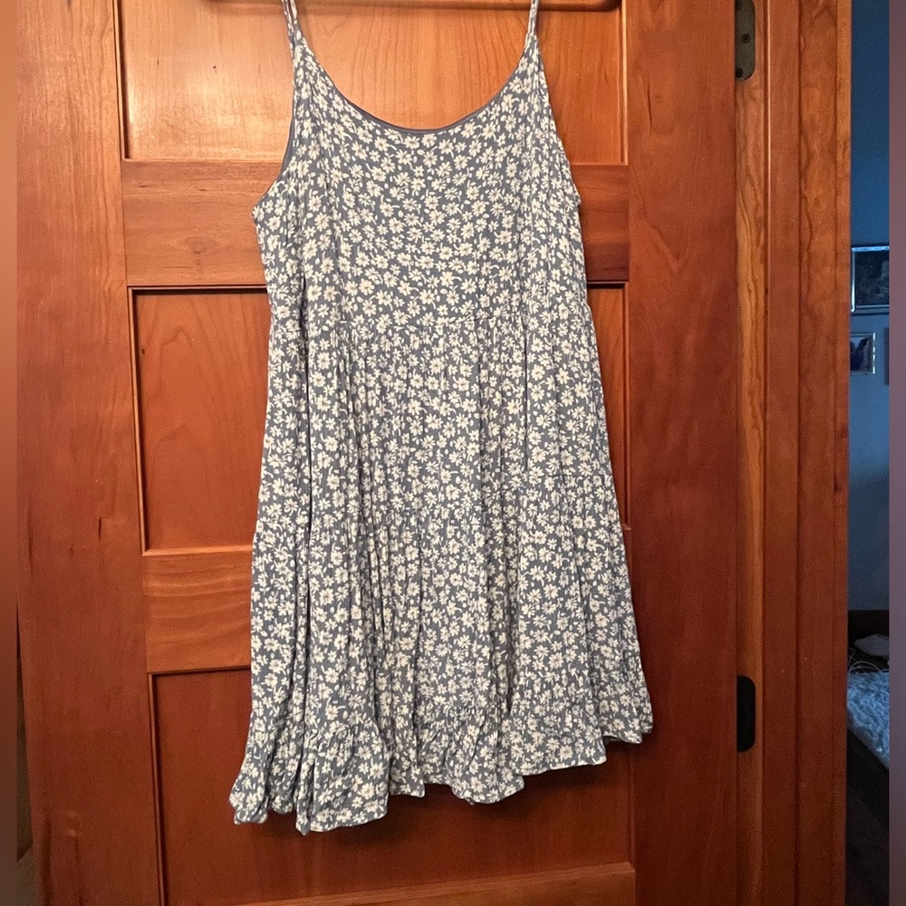 Floral Blue Dress